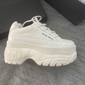 Naked Wolfe - SPORTY WHITE LEATHER